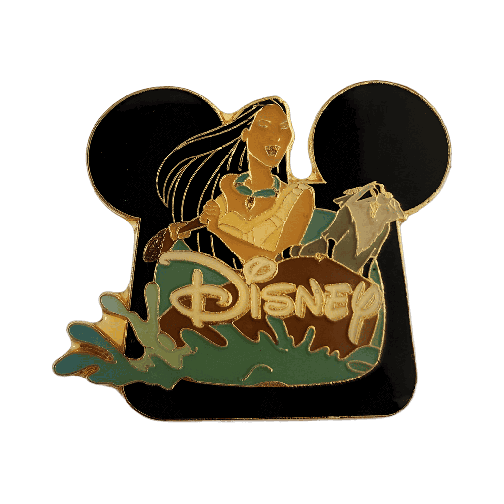 1997 Logo with Pocahontas Disney pin