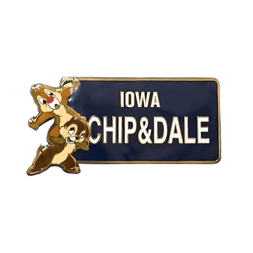 Iowa - Chip and Dale Disney pin