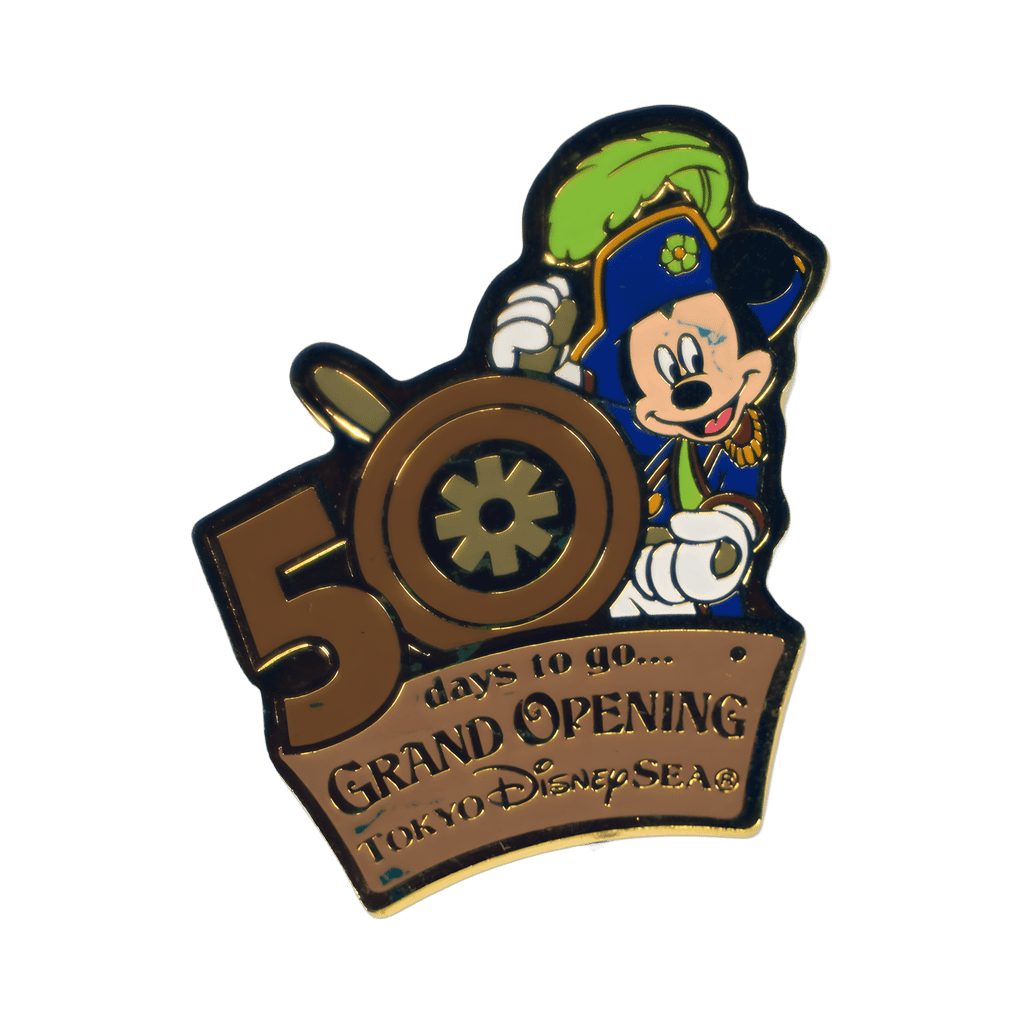 50 Days until Grand Opening Disney pin