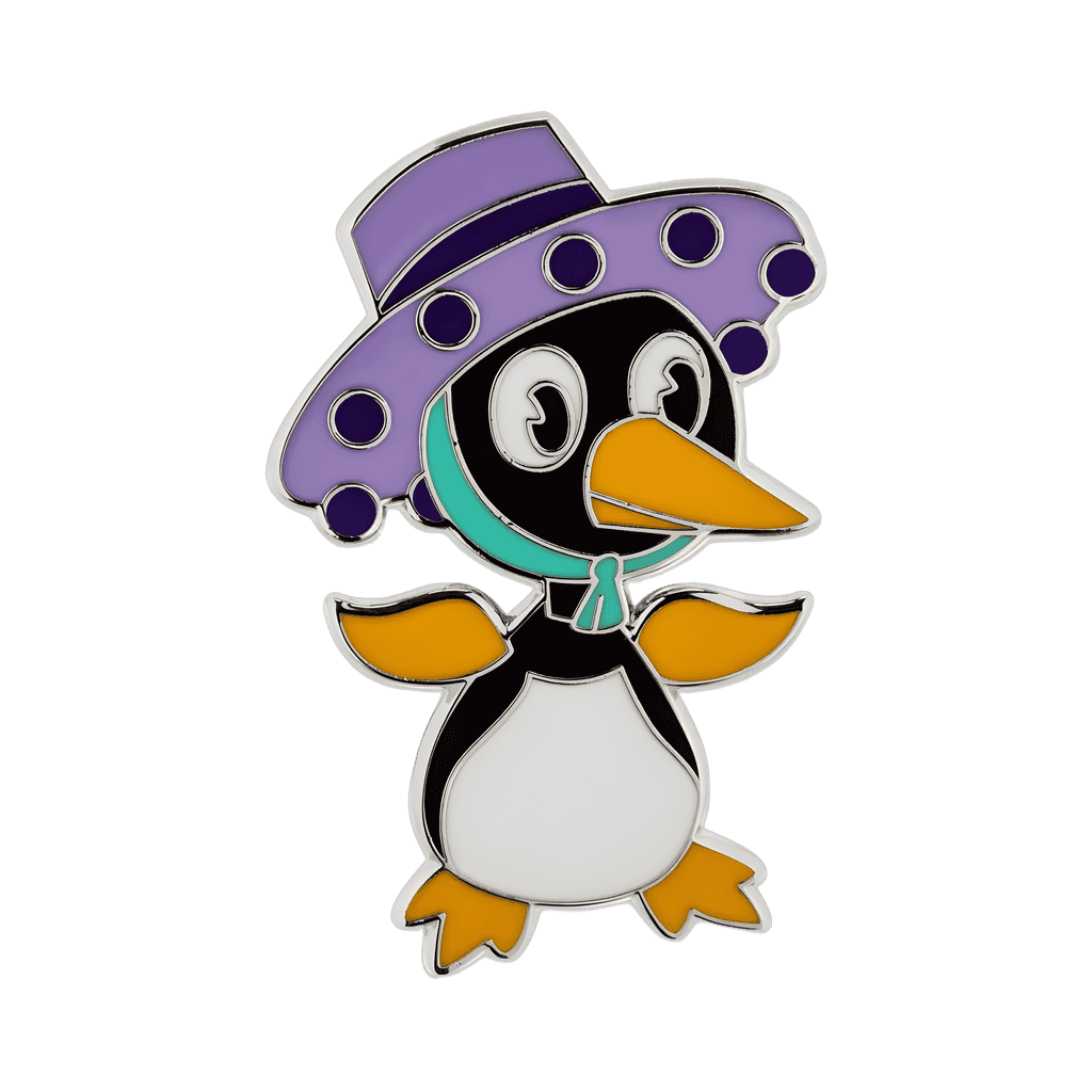 Tinker Bell and Penguin Set — Hat Penguin Disney pin