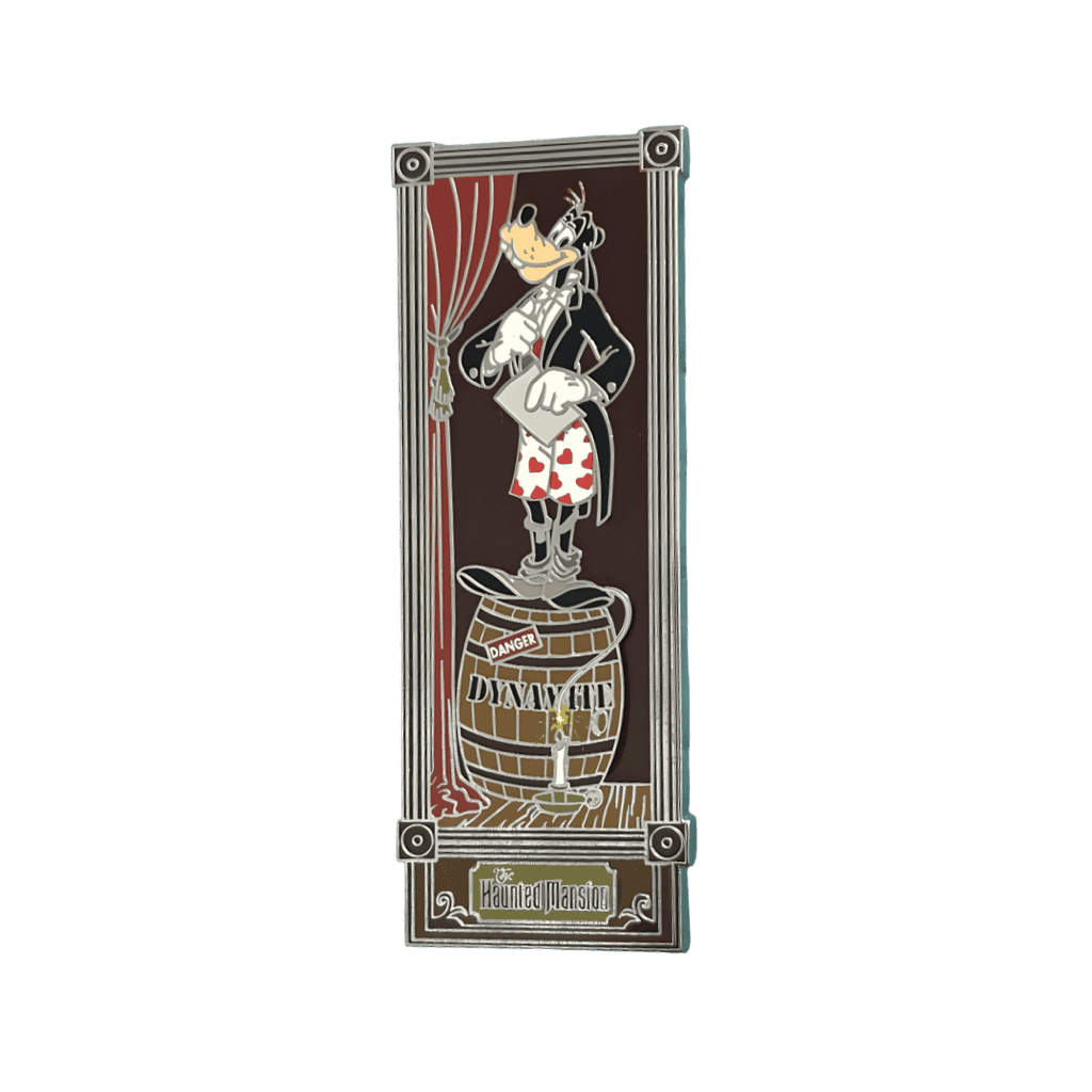 Goofy on Dynamite Haunted Mansion Portrait Disney pin