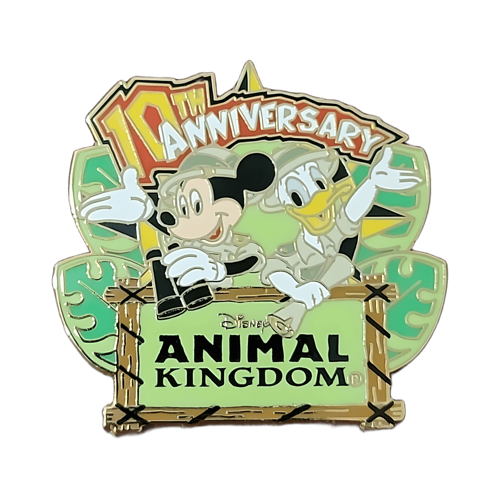 10th Anniversary - Mickey and Donald Logo Disney pin
