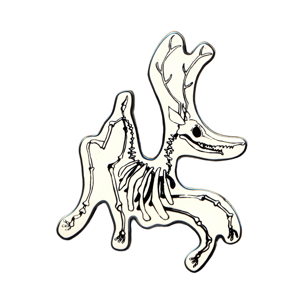 Skeleton Reindeer (Bonedeer) Disney pin