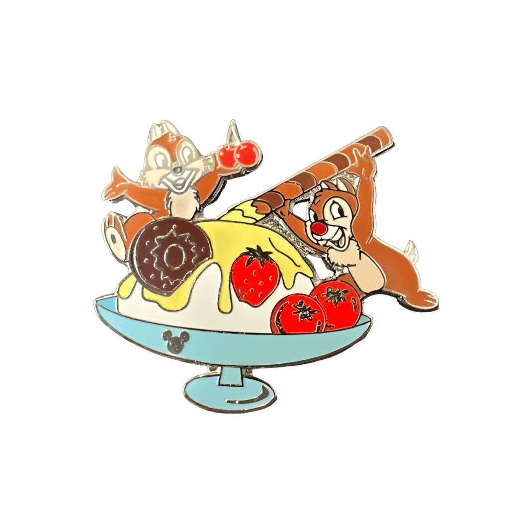 Chip & Dale with Ice Cream Disney pin