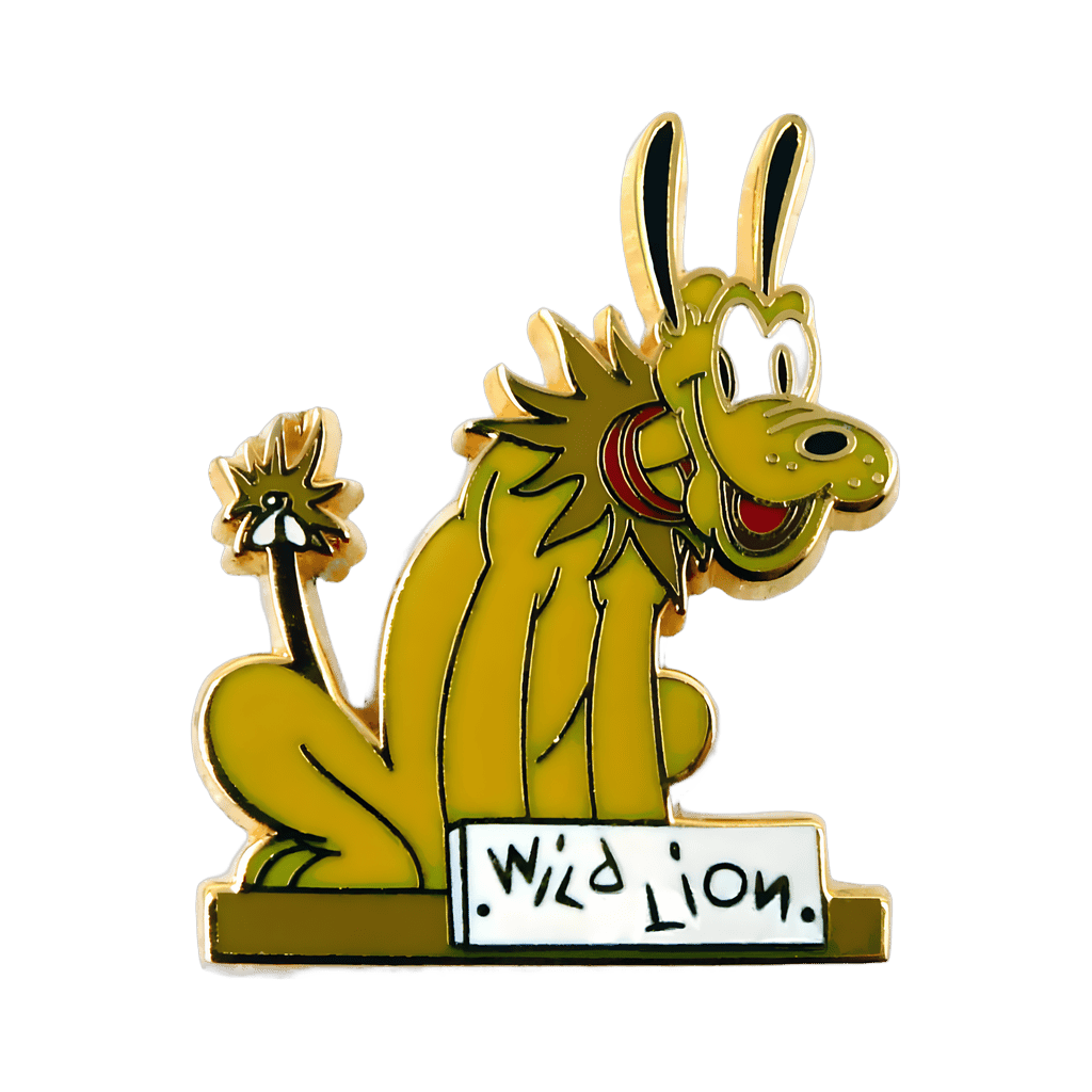 Wild Lion Pluto Disney pin