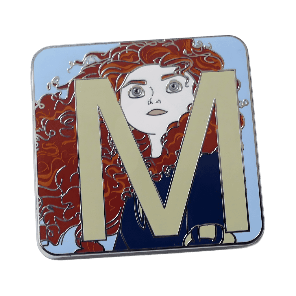 M is for Merida Disney pin