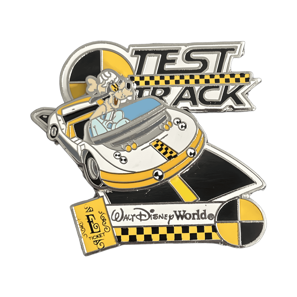 Goofy Test Track E Ticket Disney pin