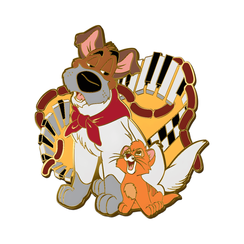Oliver and Dodger Disney pin