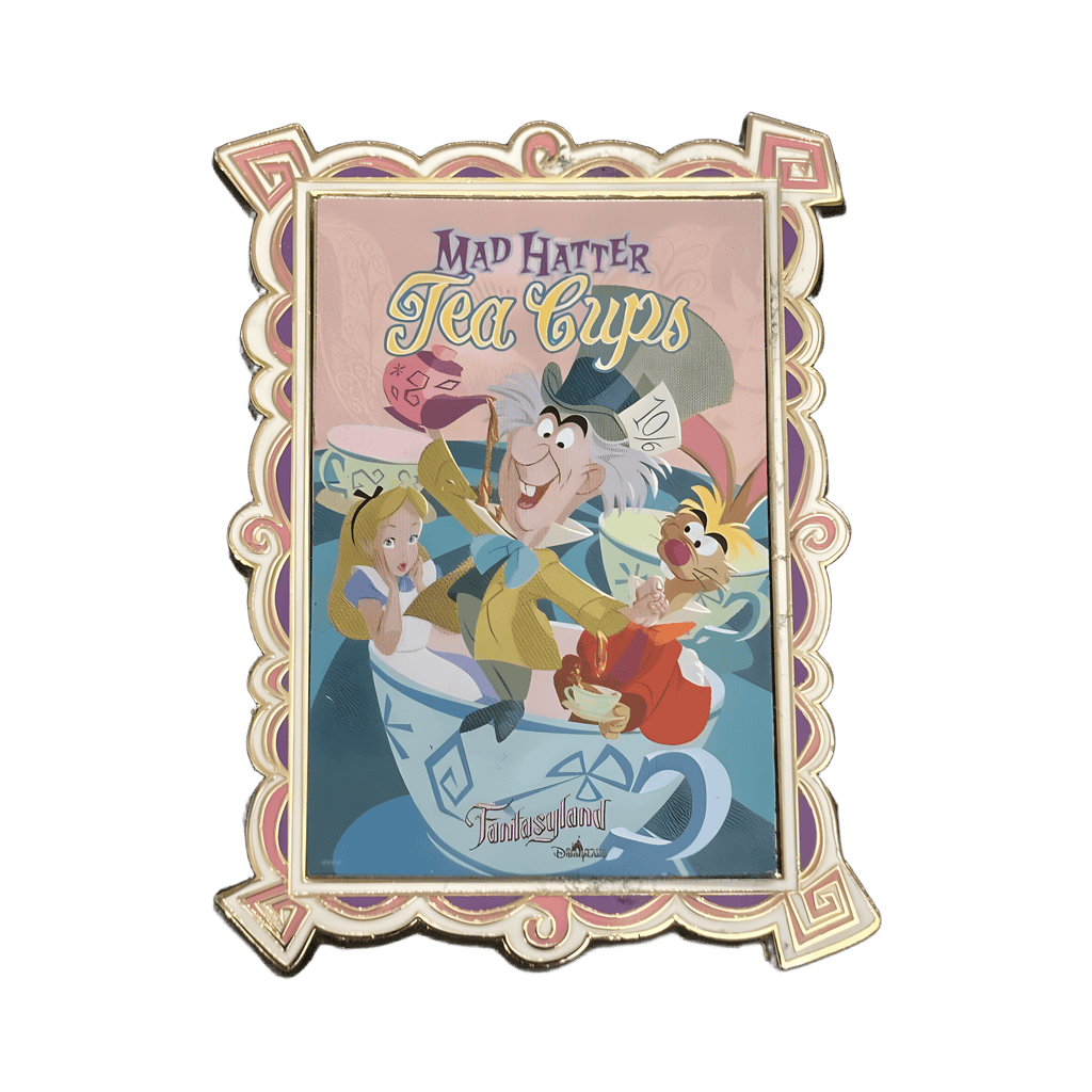 Mad Hatter Tea Cups Disney pin