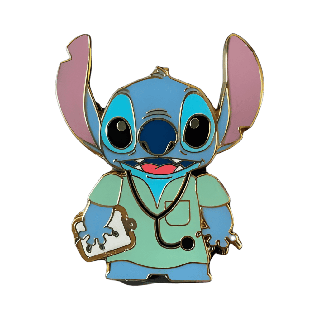 Scrub Stitch - Gold Variant (Neon Tuesday) Disney pin