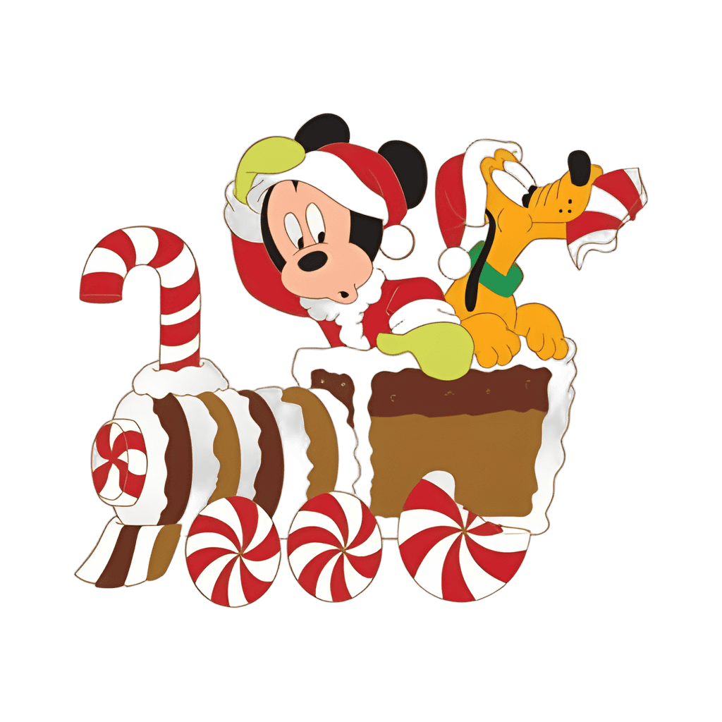 Mickey & Pluto in Train Disney pin