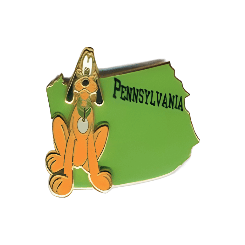 Pennsylvania - Pluto Disney pin