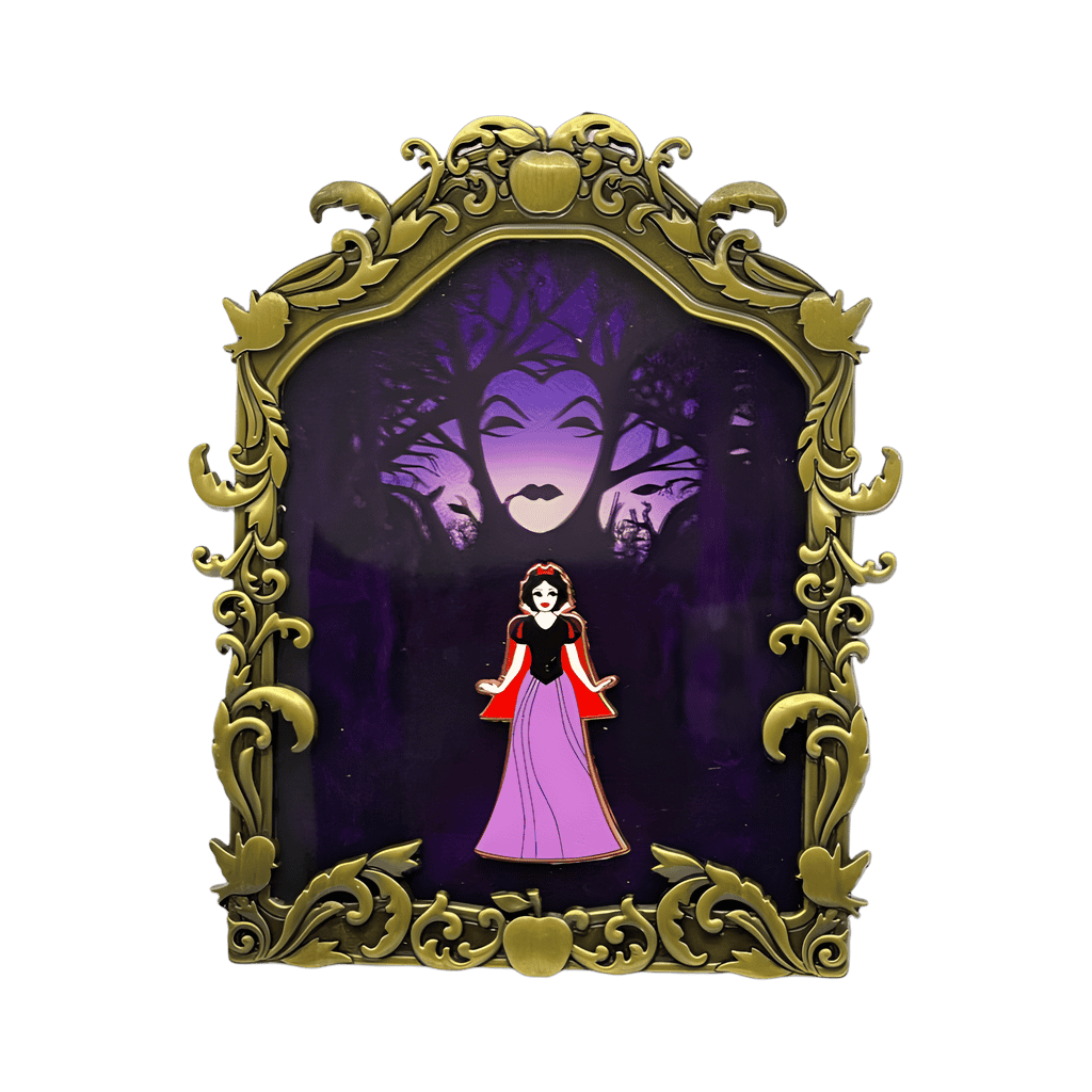 Snow White and The Evil Queen (Antique Gold) Disney pin