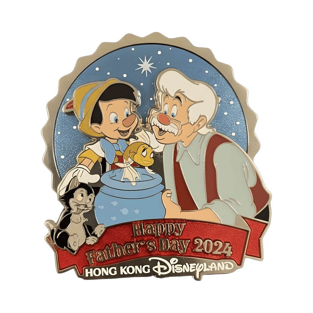 HKDL Father’s Day 2024 Pinocchio Disney pin