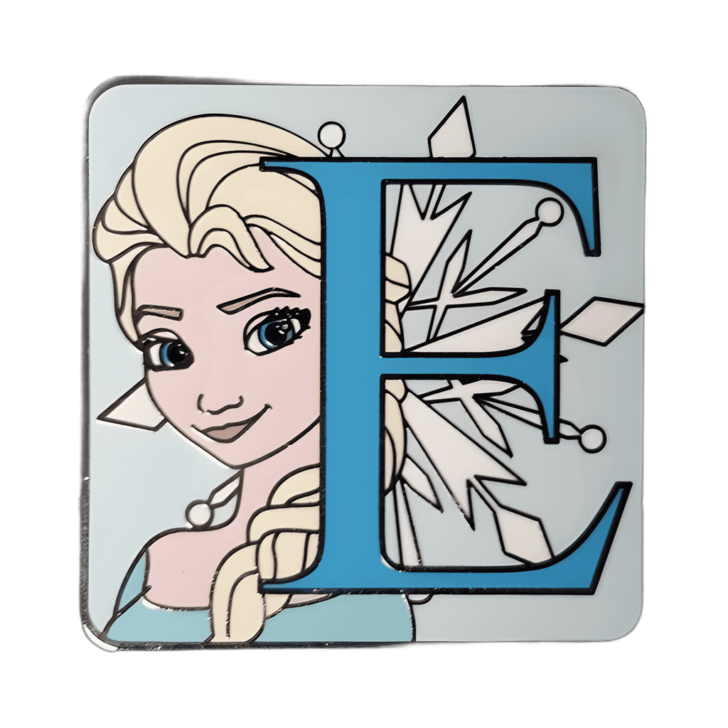 E for Elsa Disney pin
