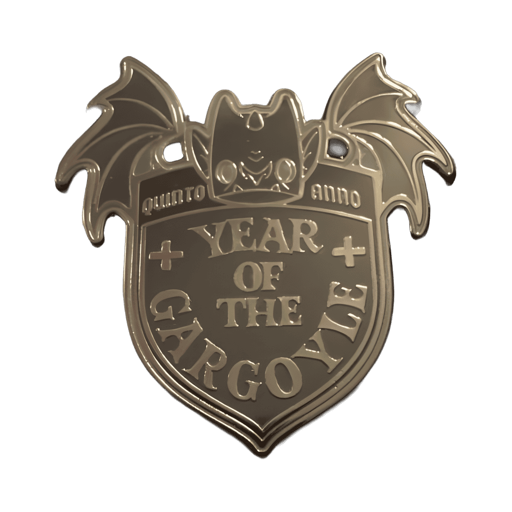 Year of the Gargoyle (Black Edition) Disney pin