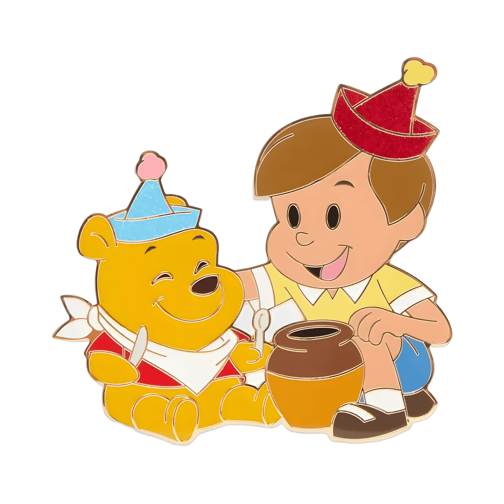 Ending Party - Pooh and Christopher Robin Disney pin