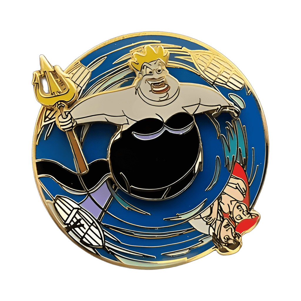 Ursula Spinner Disney pin