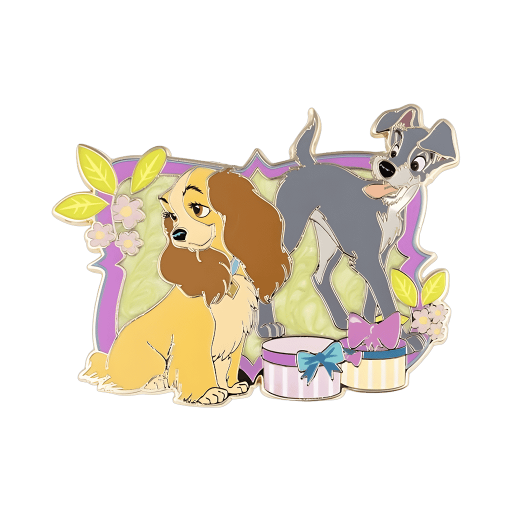 The Lady and the Tramp Disney pin
