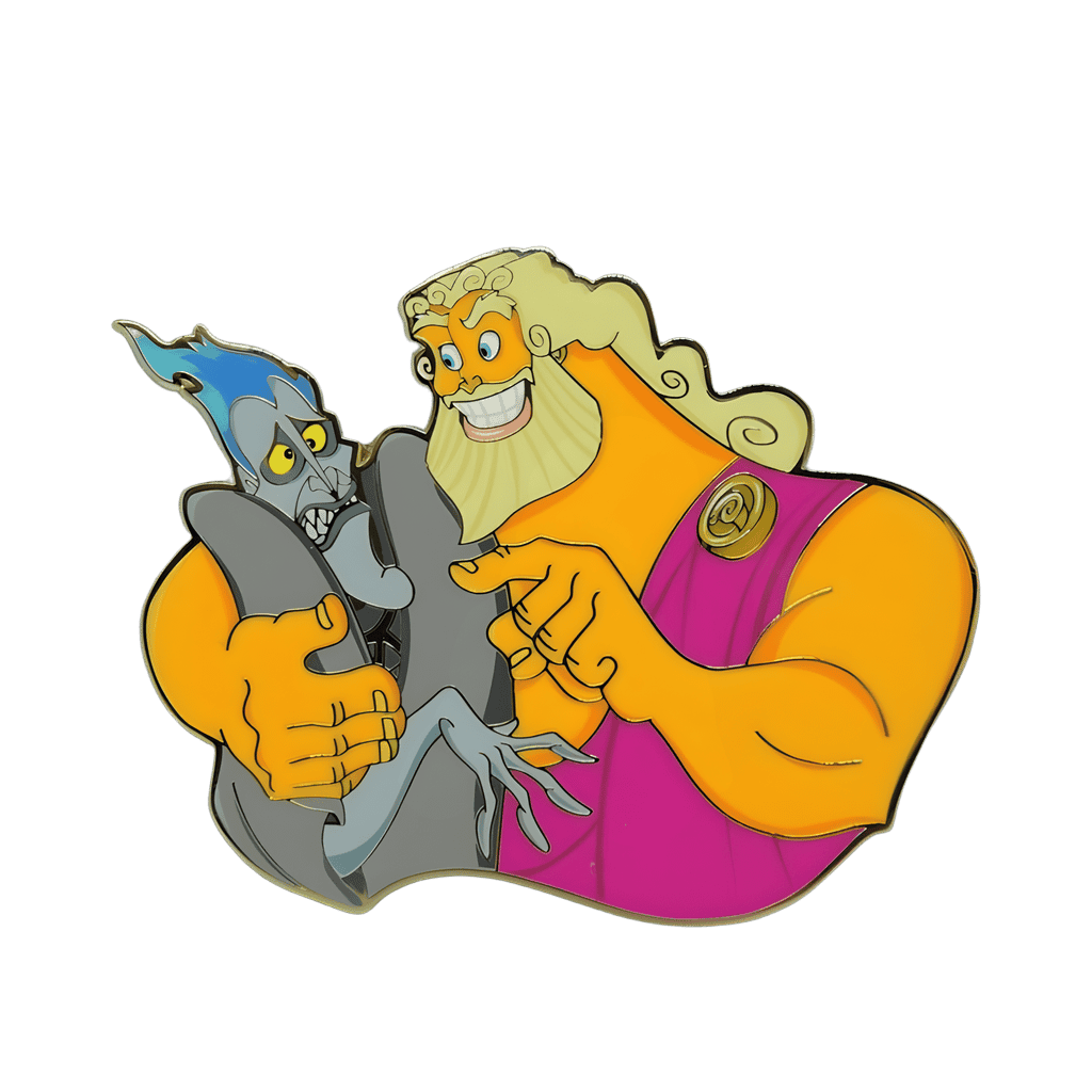 Zeus and Hades Disney pin