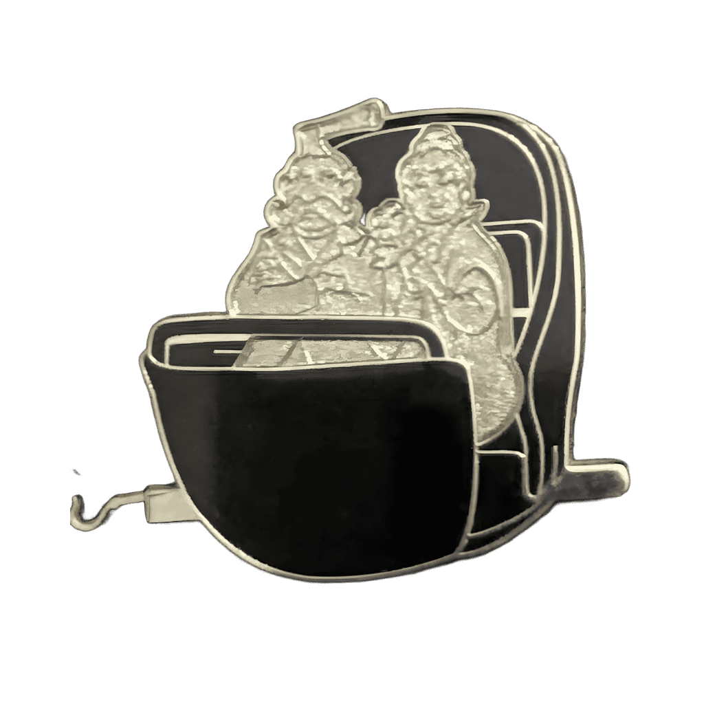 Old Woman with Rose and George Disney pin