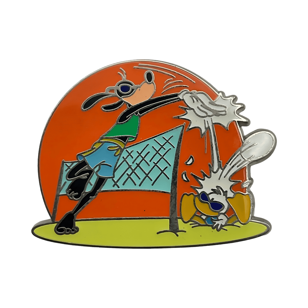 Donald and Goofy Playing Beach Volleyball Disney pin