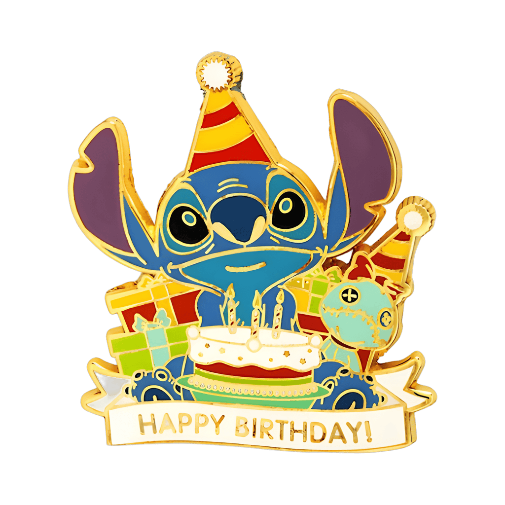 Stitch and Scrump - Happy Birthday Disney pin