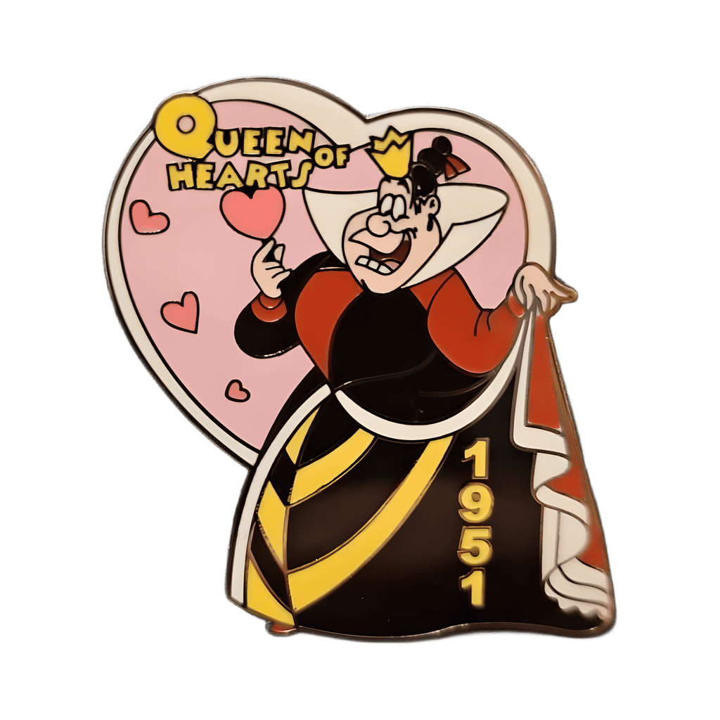 Queen of Hearts Disney pin