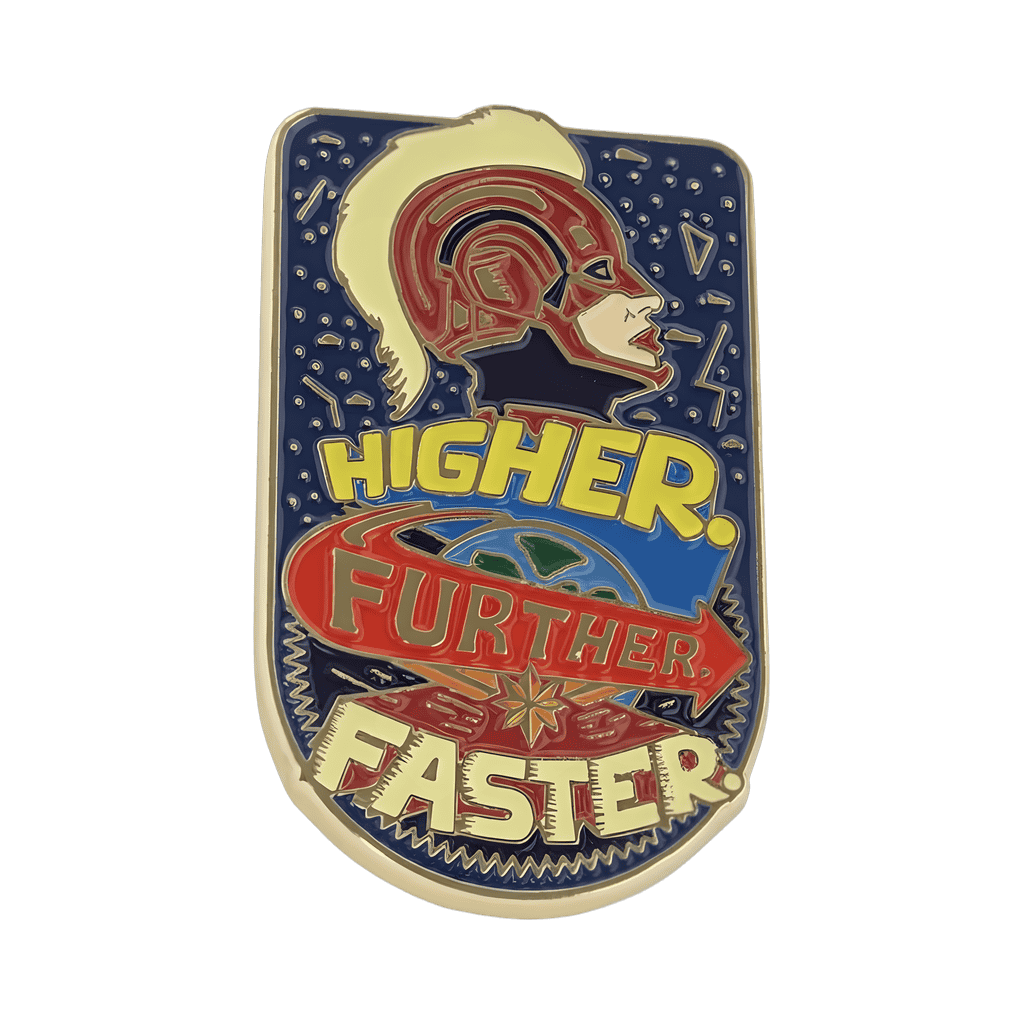 Higher Further Faster Disney pin