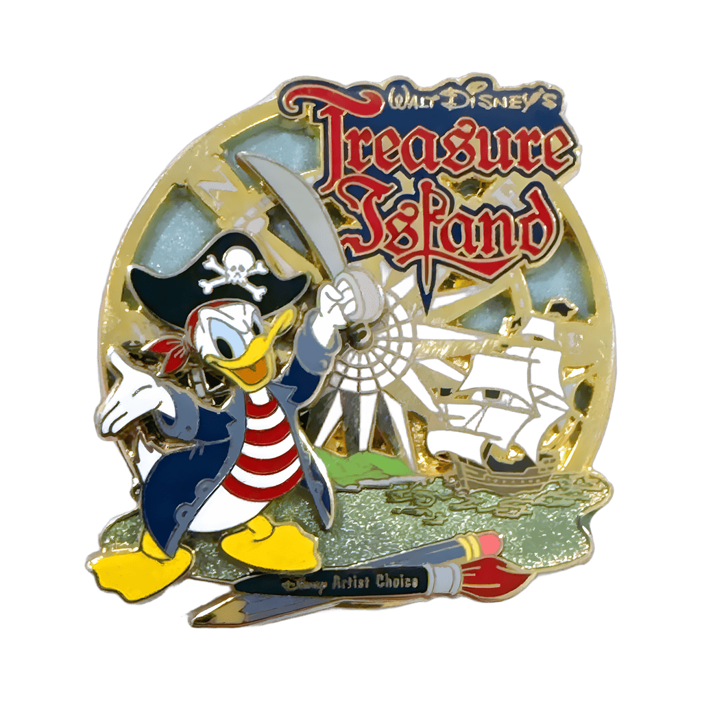 Artist Choice - Walt Disney’s Treasure Island - Donald Duck Disney pin