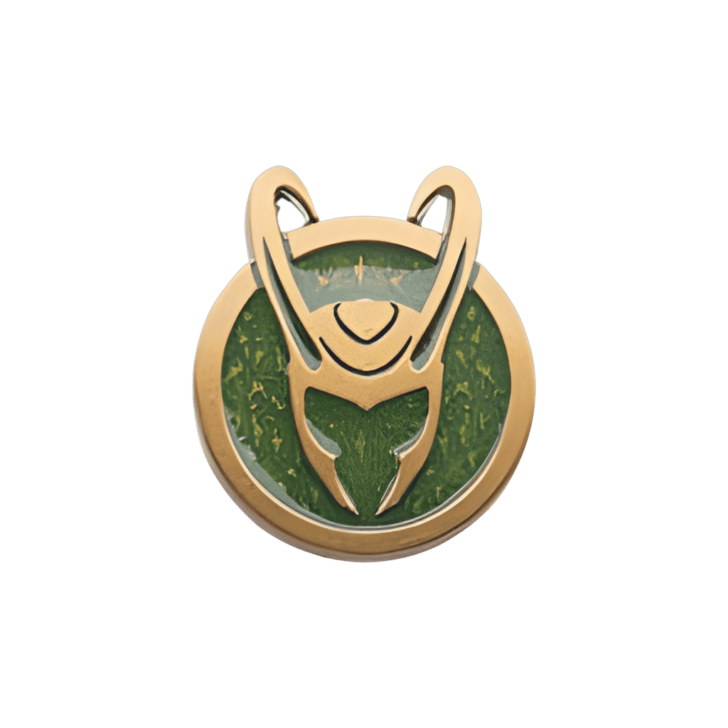 Loki Logo Disney pin