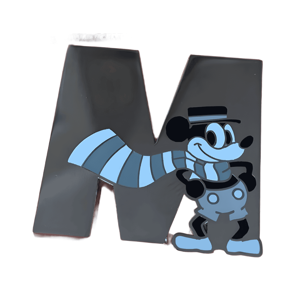 Letter M Disney pin