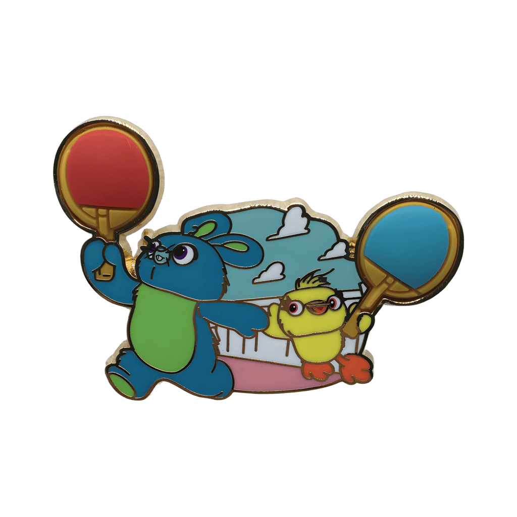 Ducky and Bunny Sports Disney pin
