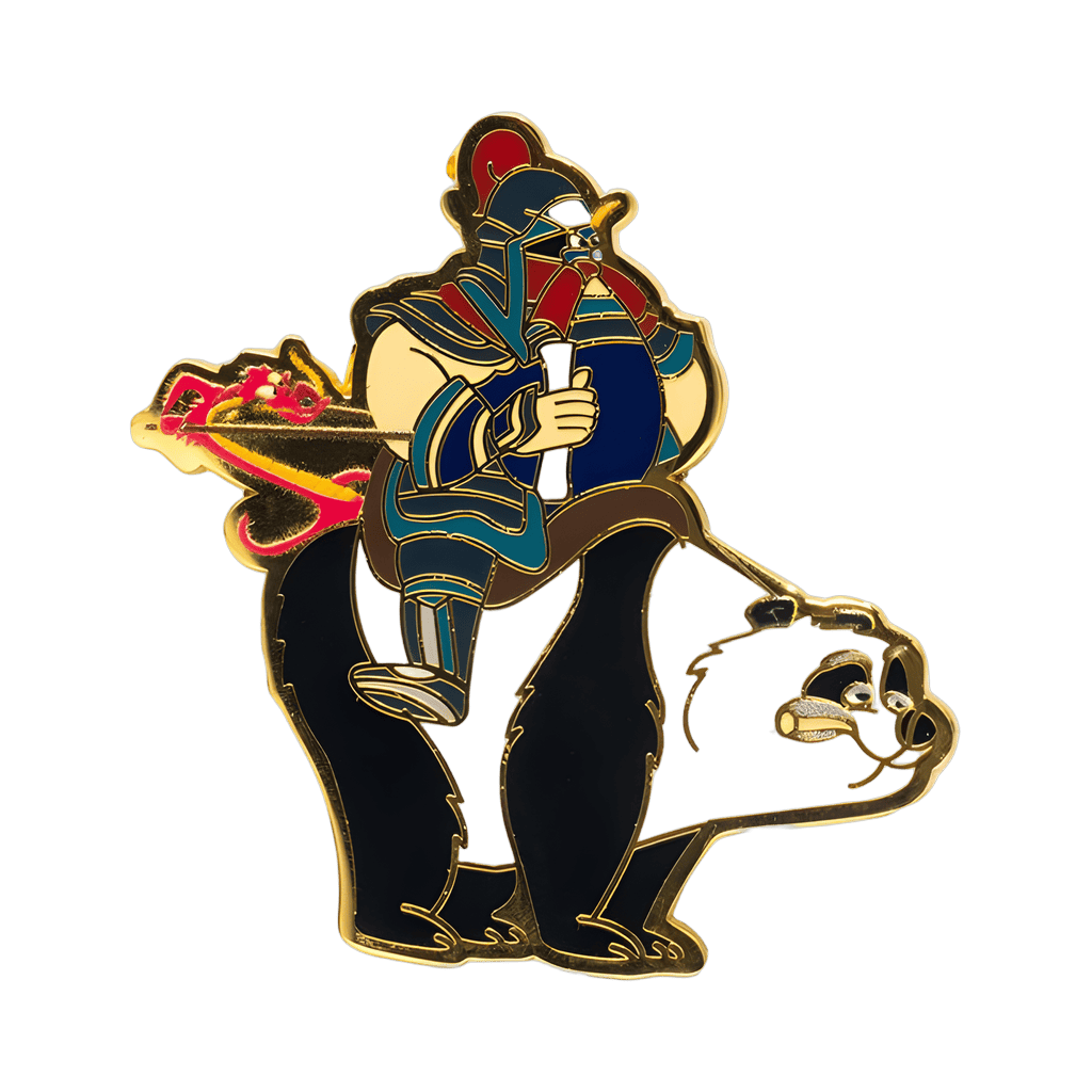 Mulan Characters in Disguise Boxed Set — Mushu as Soldier on Panda Disney pin
