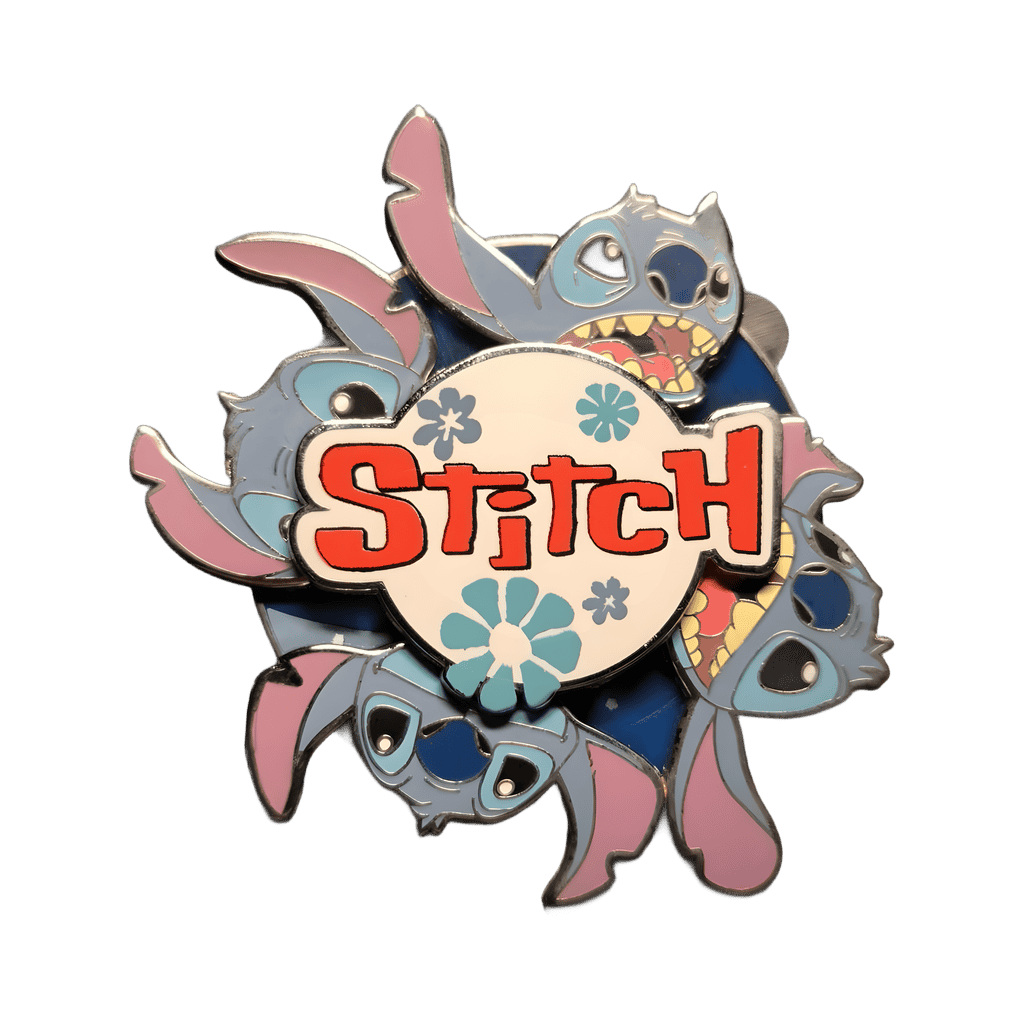 Stitch faces Disney pin
