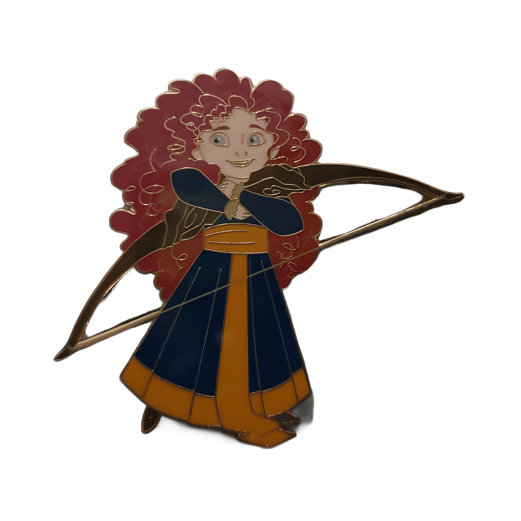 Young Merida & Bow Disney pin