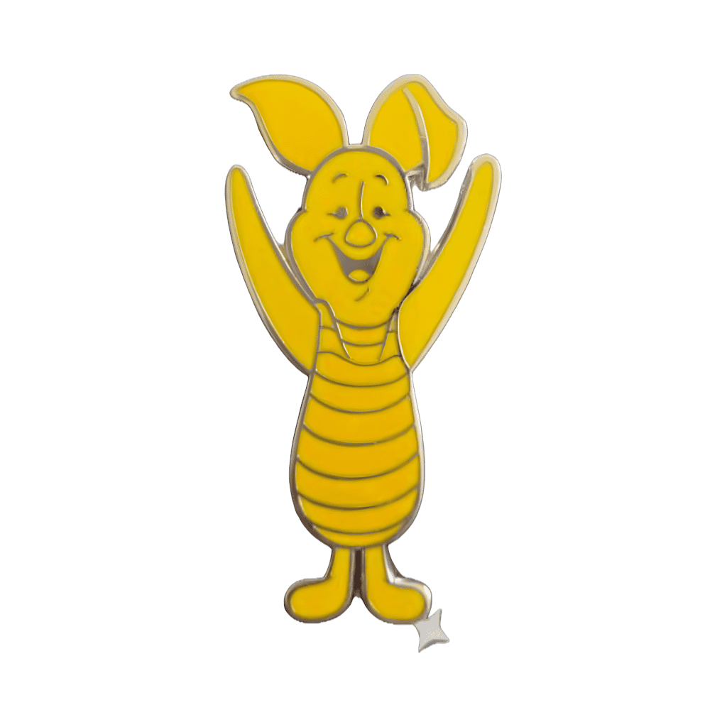 Yellow Piglet Disney pin