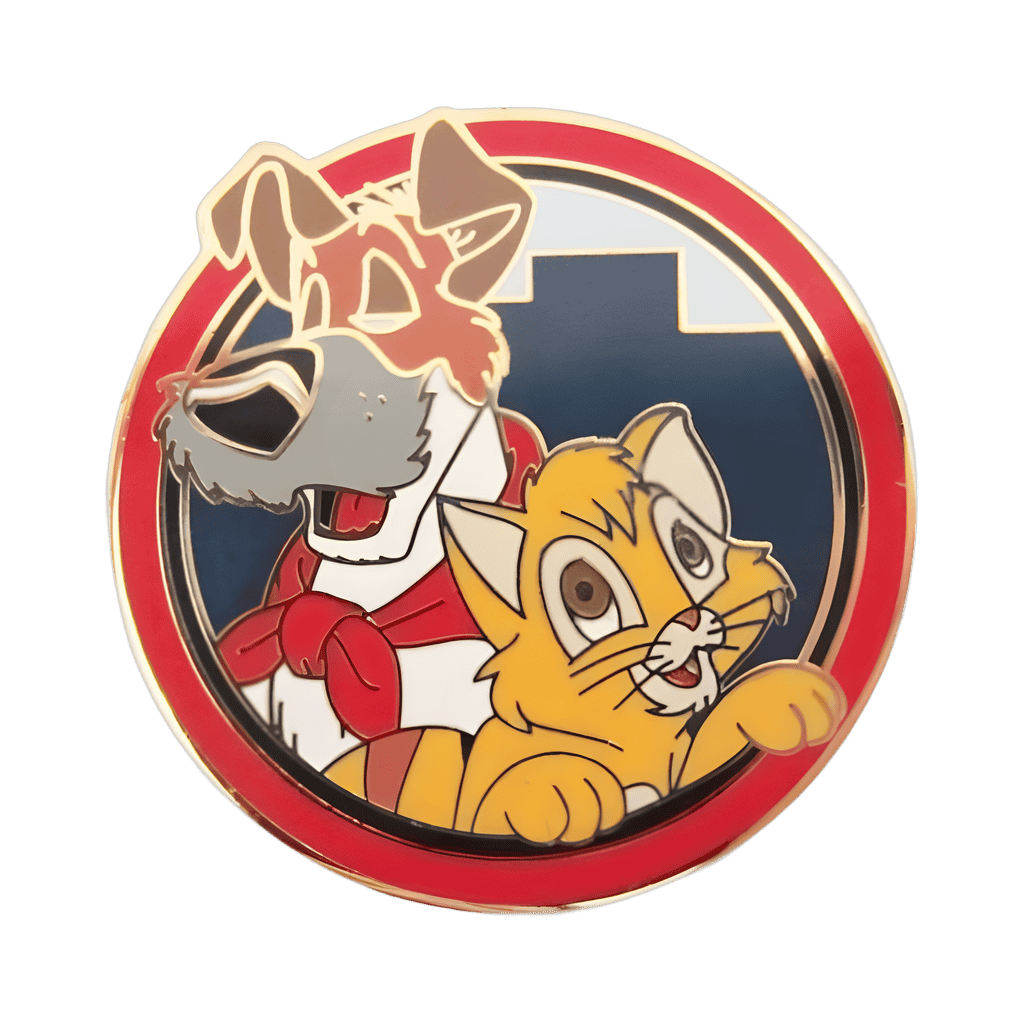Dodger and Oliver Disney pin
