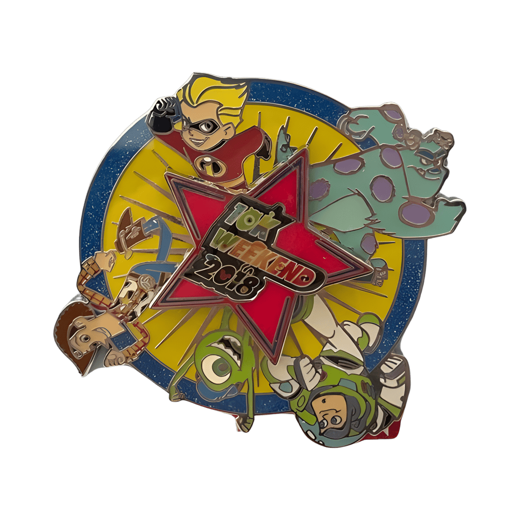 HKDL 10K Weekend 2018 - Pixar Spinner Jumbo Disney pin