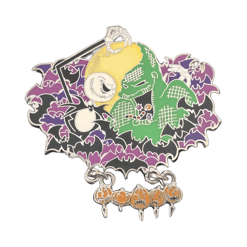 Jack Skellington & Oogie Boogie with Dangle Disney pin