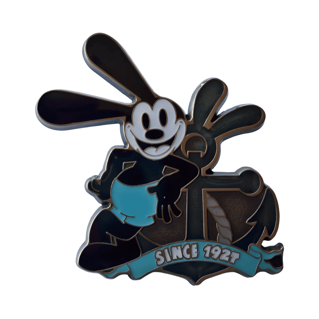 Oswald the Lucky Rabbit - Leaning On Anchor Disney pin
