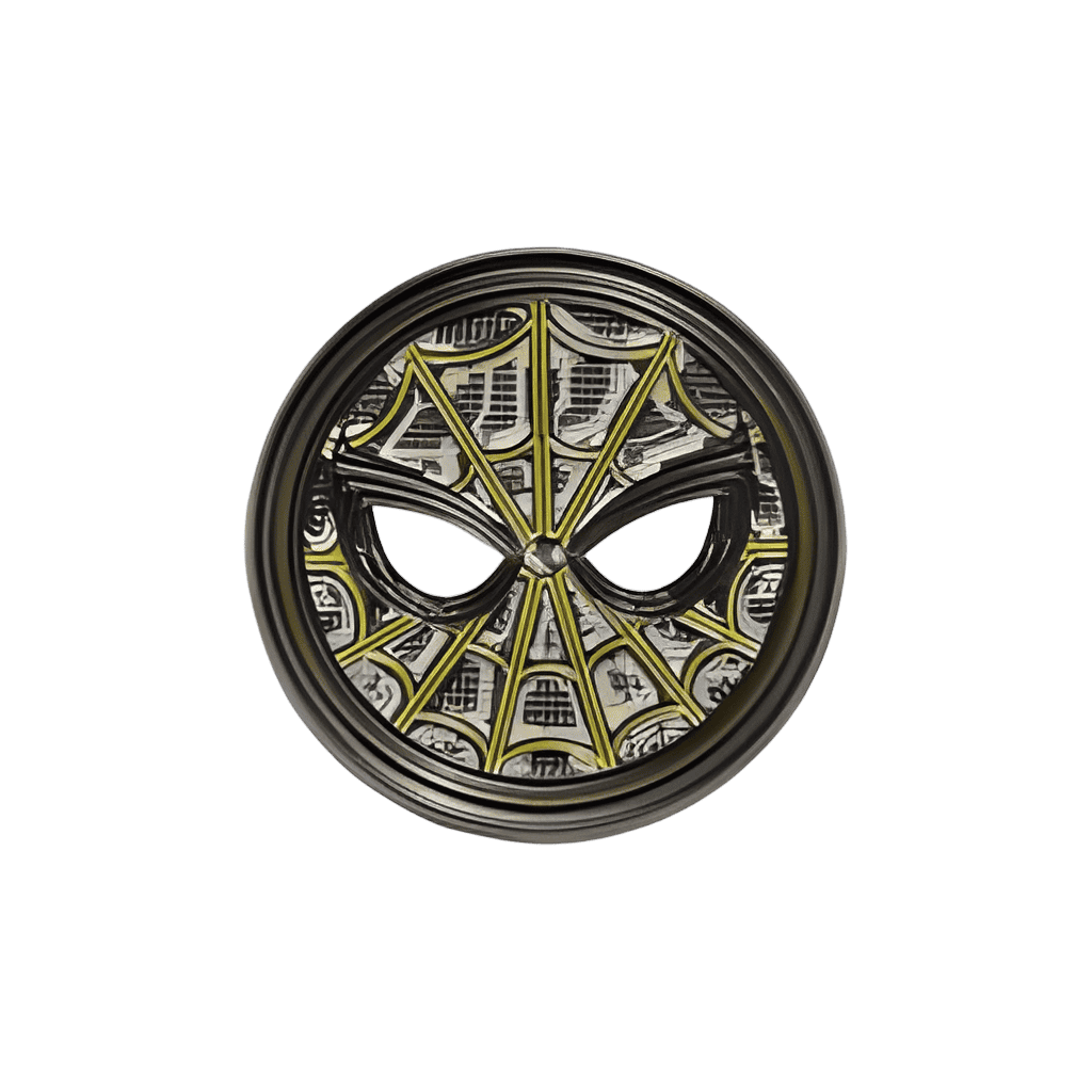 Black Spider-Man Mask Logo Disney pin