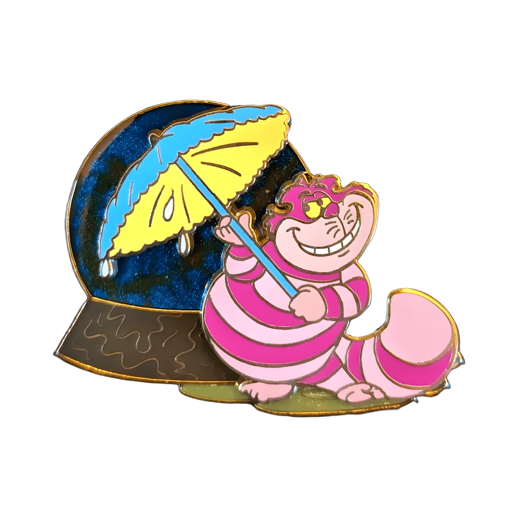 Cheshire Cat Holding an Umbrella Disney pin
