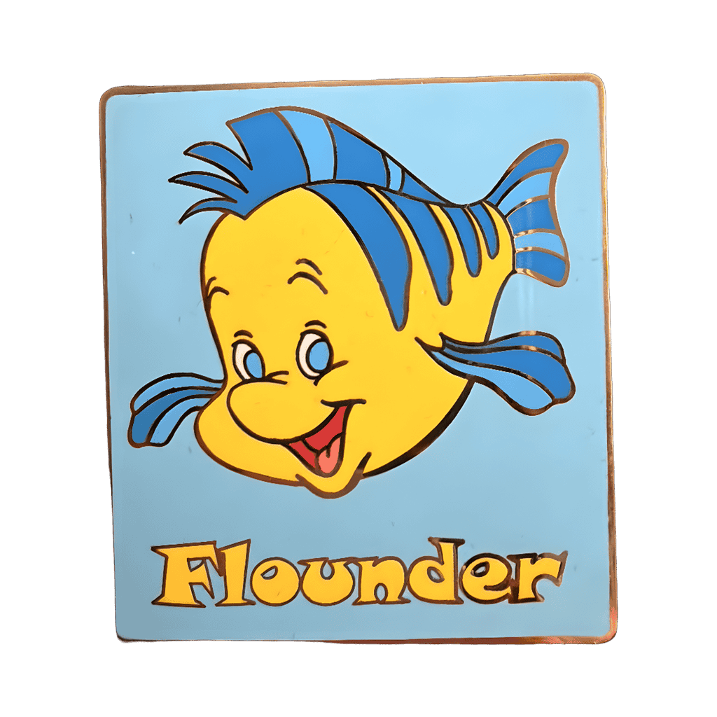 Flounder Disney pin