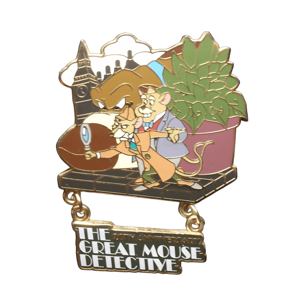20th Anniversary - Basil, Dr. Dawson, and Toby Disney pin