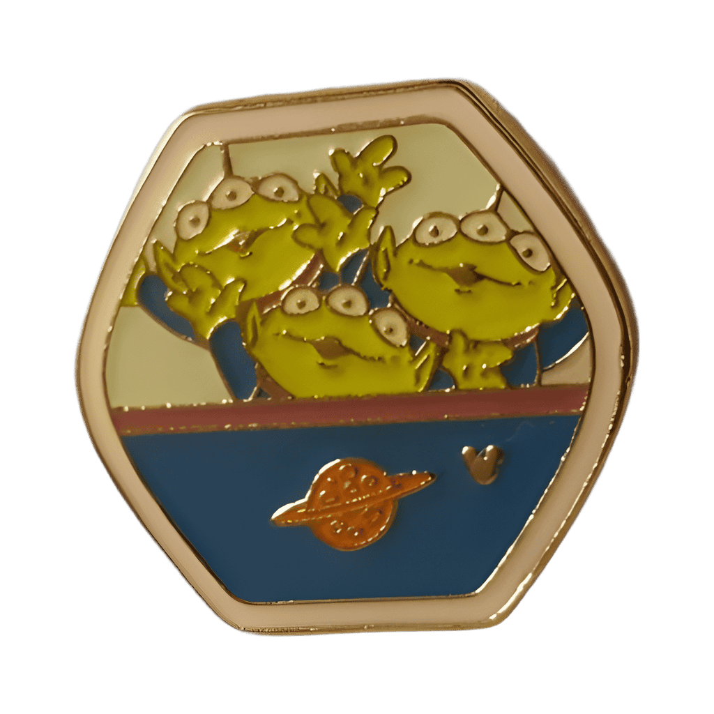 Little Green Alien Men Disney pin