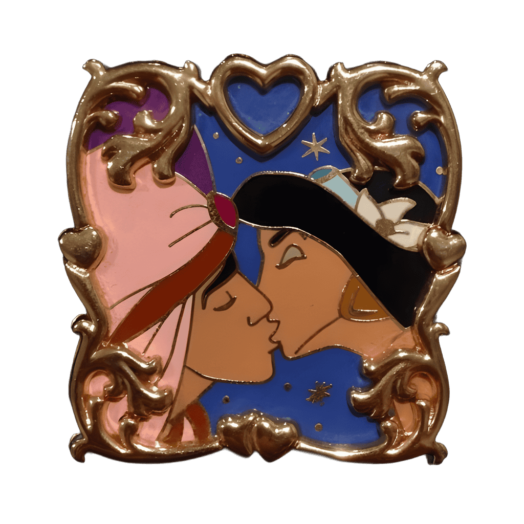 Aladdin and Jasmine Disney pin