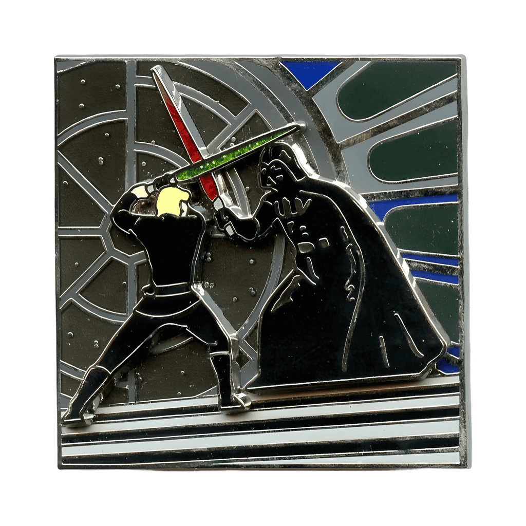 Luke and Darth Vader Disney pin
