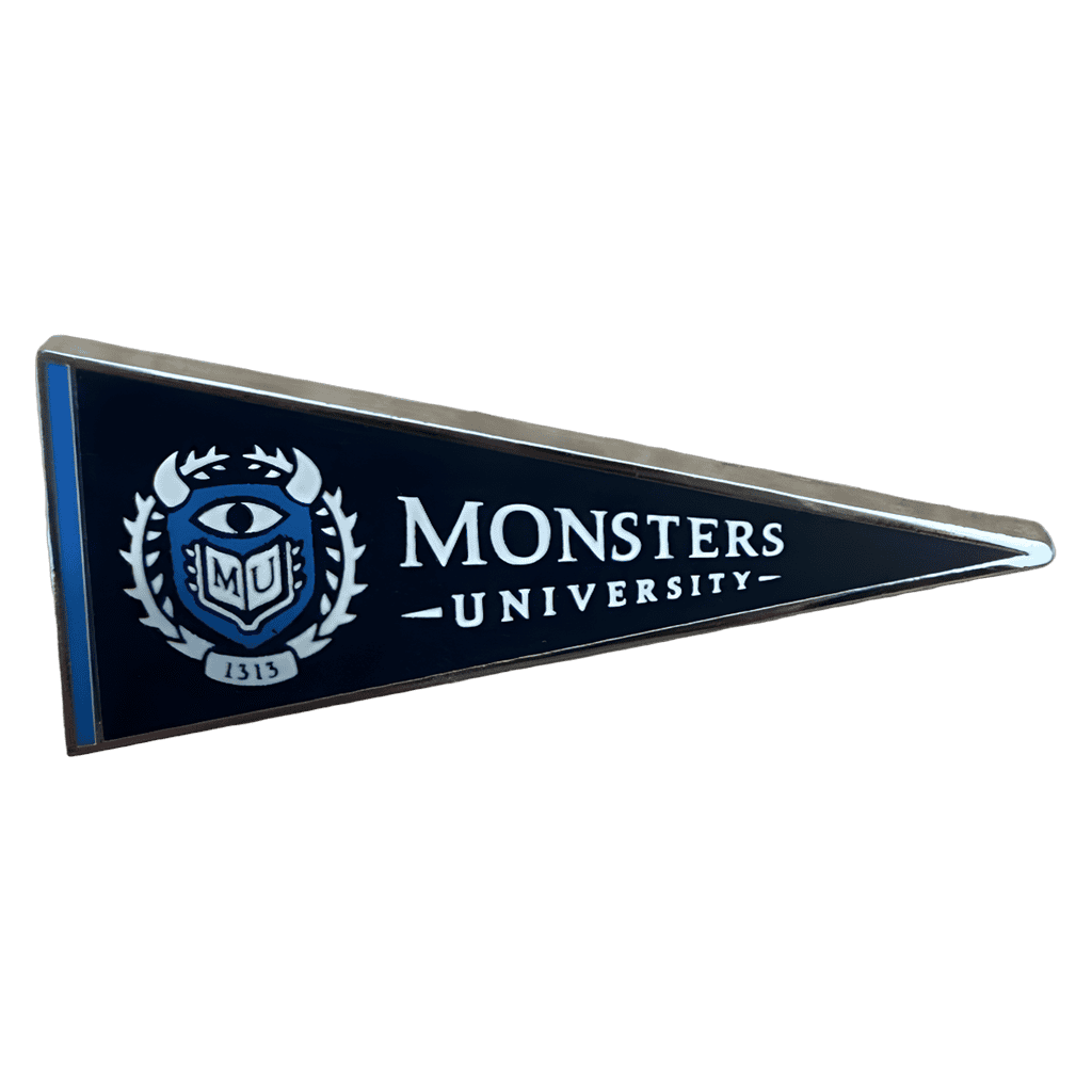 Monsters University Flag Disney pin