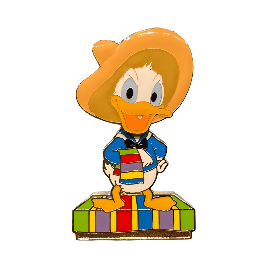The Three Caballeros Donald Duck Bobblehead Disney pin